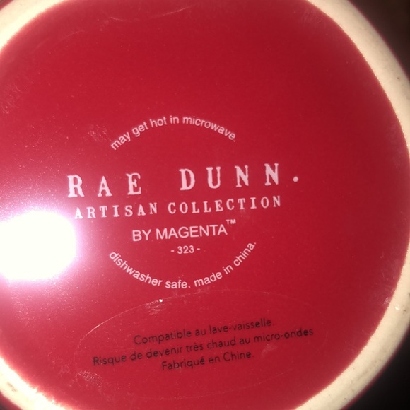 NEW RAE DUNN SANTA CLAUS CUP/MUG IN DEEP RED - Picture 4 of 5